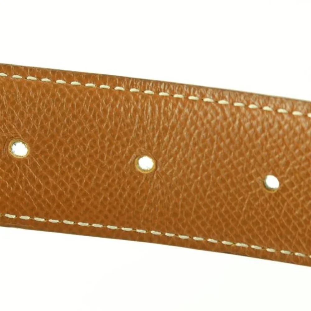 Hermès 32mm Black x Brown Reversible H Logo Belt Kit 93h719s